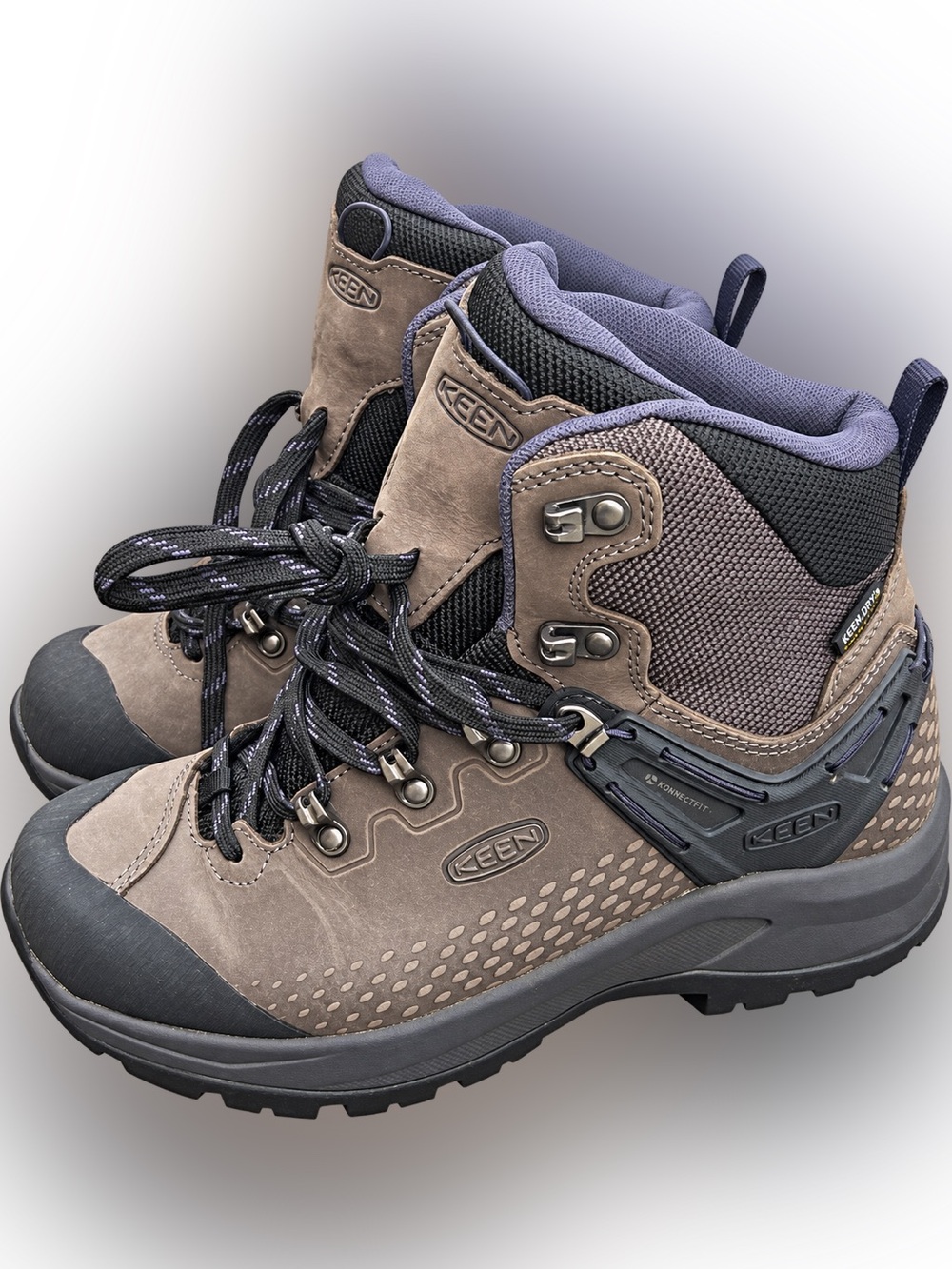 KEEN Revel IV Mid Polar Waterproof Winter Boots Brown & Black fit 6.5 women